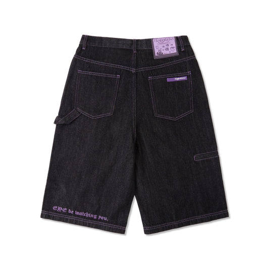 "CCTV" Jorts (Black)