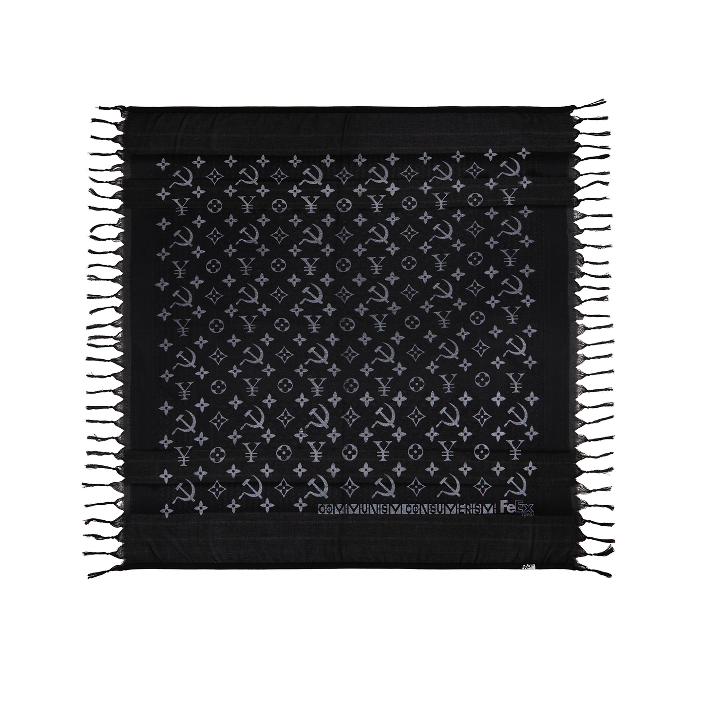"L¥ SCARF" (Black)