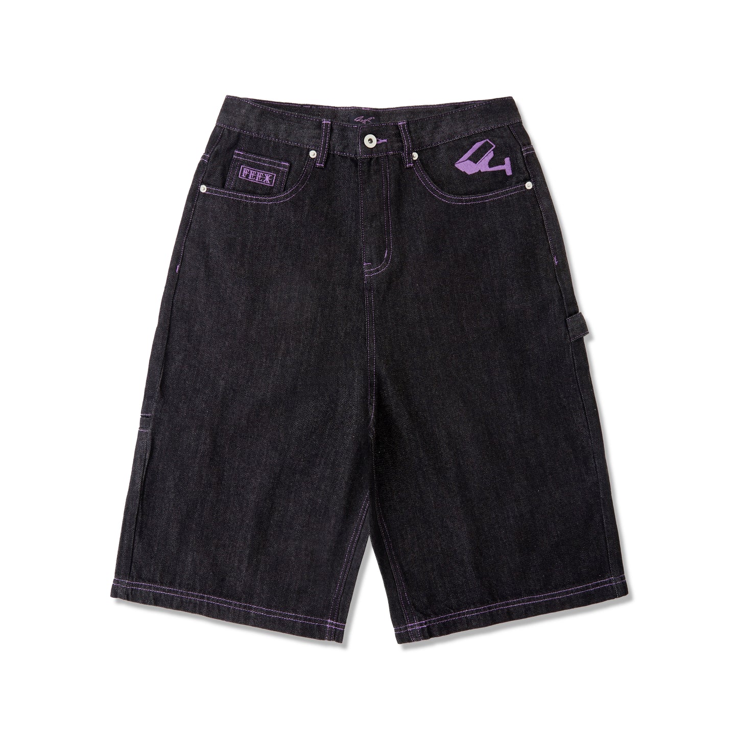 "CCTV" Jorts (Black)