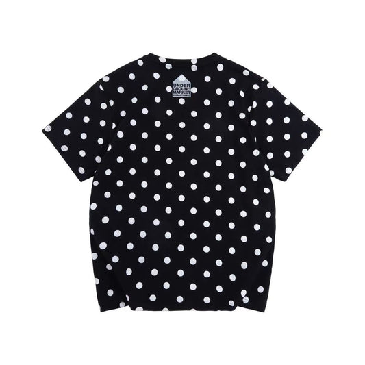 “UNDERGROUND MARKET” polka dots TEE