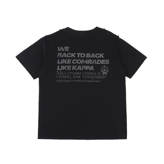"WE BACK TO BACK" Tee (Black)